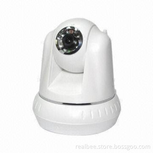 Wired IP Camera with MSN Server and Allow Remote Pan/Tilt Control, Sized 100 x 110 x 125mm